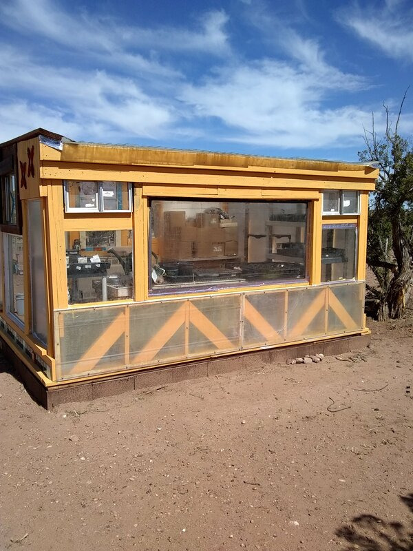 Greenhouse build at the previous location