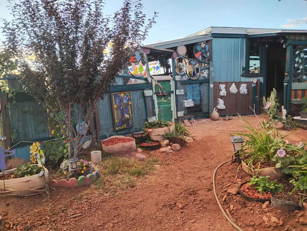The art studio at Hope Grows
